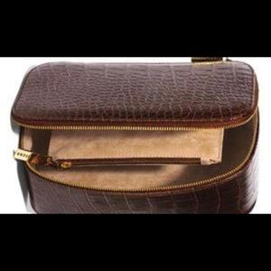Bobbi Brown Bags - Bobbi Brown Faux Croc Leather Makeup Case Bobbi Brown Bags - Bobbi Brown Faux Croc Leather Makeup Case